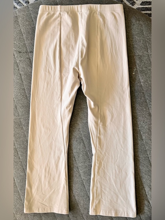 ELAINE KIM Mitra Medium Neutral Tech Cropped Pants Orig$300 Excellent Condition - Picture 7 of 8